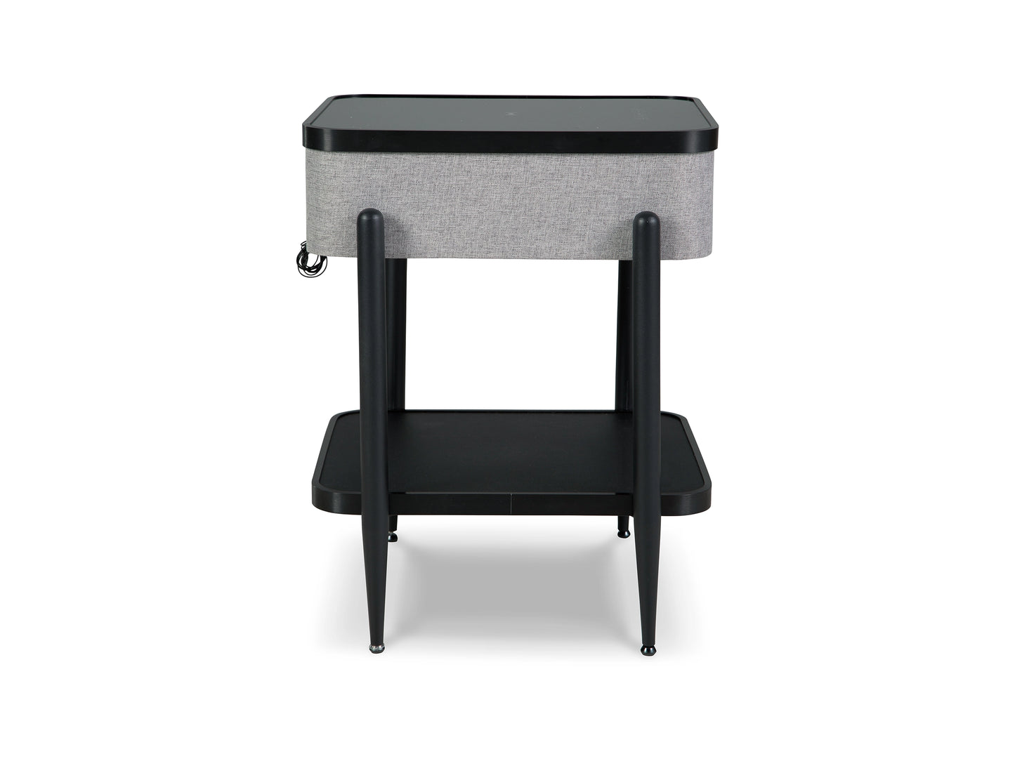 Jorvalee Built-In Speaker Accent Table with Wireless and USB charging