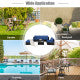 6 Pieces Outdoor Patio Rattan Sectional Sofa Set with Coffee Table