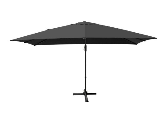 10 x 13 Feet Rectangular Cantilever Umbrella with 360° Rotation Function