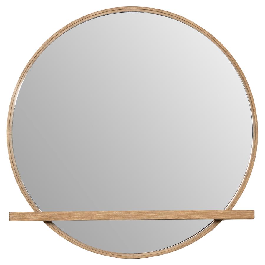 Arini Round Dresser Mirror Sand Wash