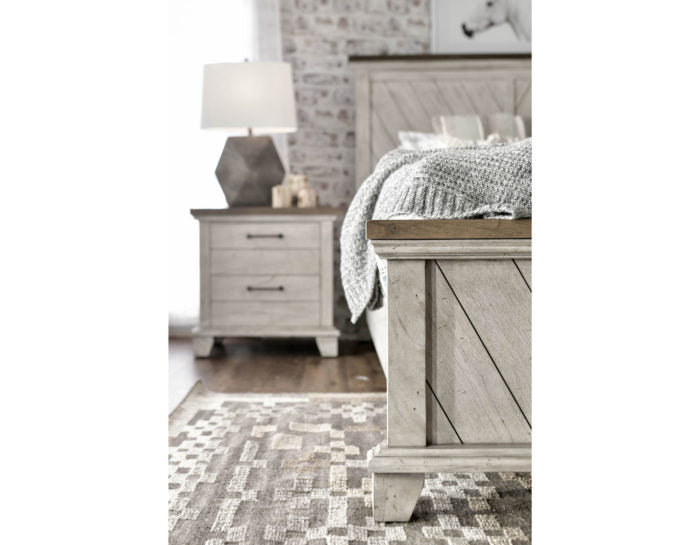 Bear Creek 4-Piece Queen Set (Q Bed/NS/Dresser/Mir)