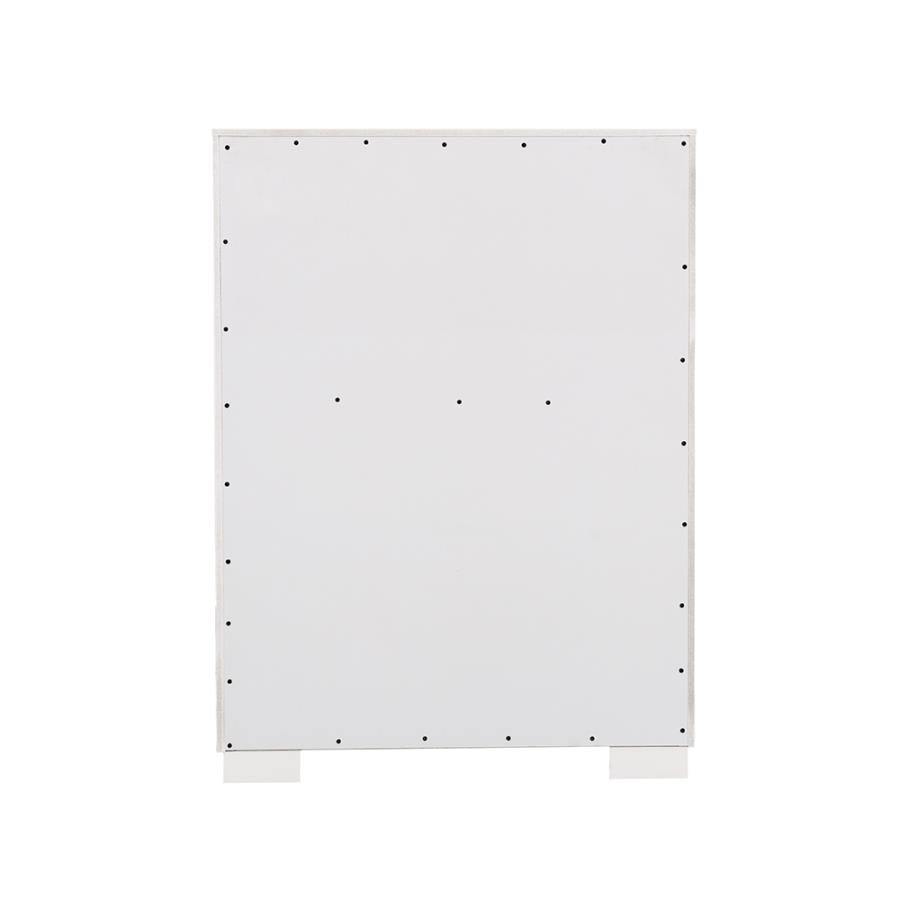 Jessica 5-drawer Chest White