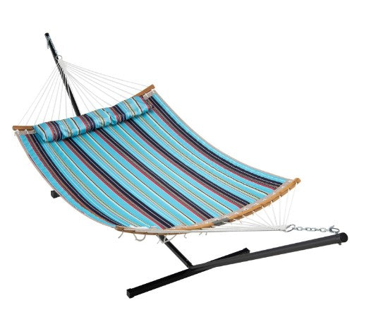 2-Person Heavy-Duty Hammock Stand with Storage Bag