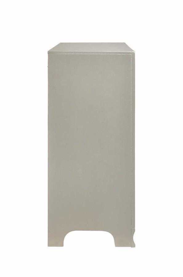 Salford Rectangular Dresser Mirror Metallic Sterling