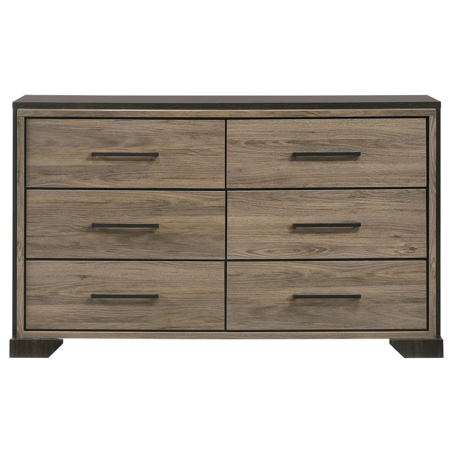 Baker 5-piece Bedroom Set Brown and Light Taupe