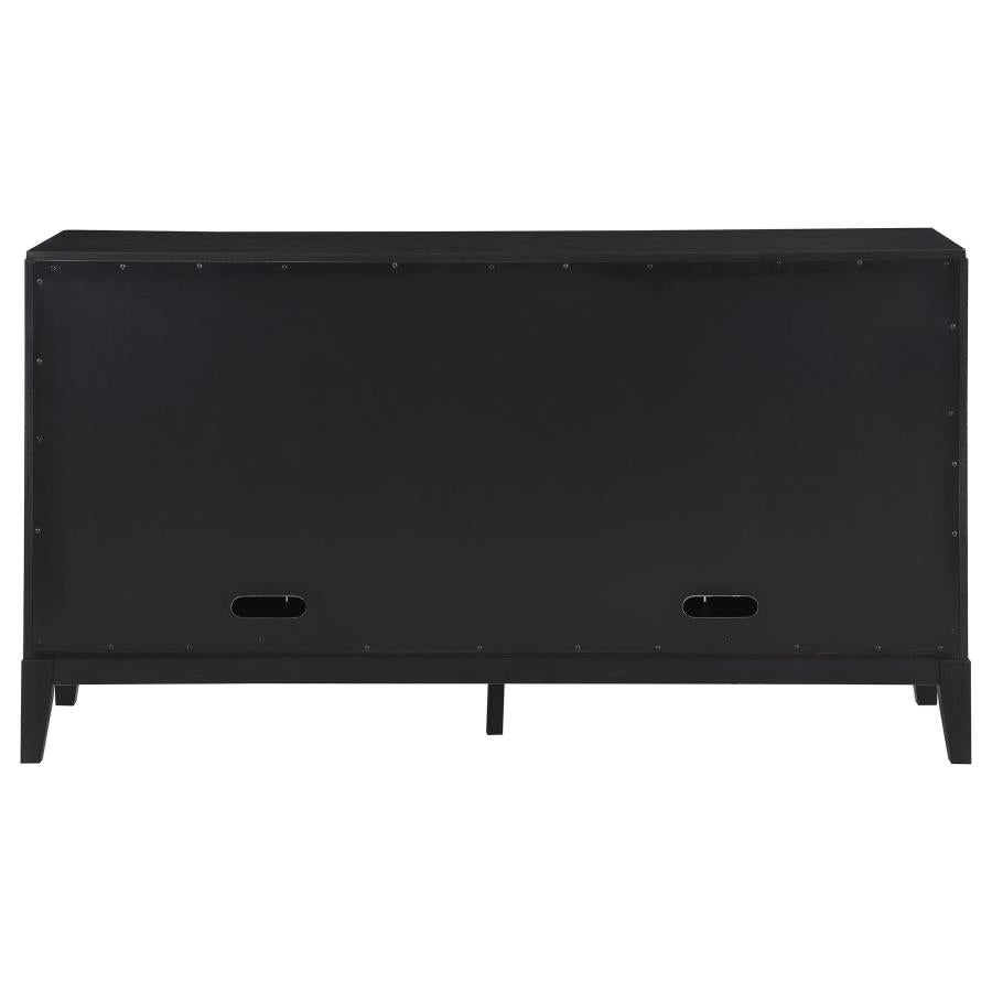Brookmead 2-Drawer Sideboard Buffet With Storage Cabinet Black