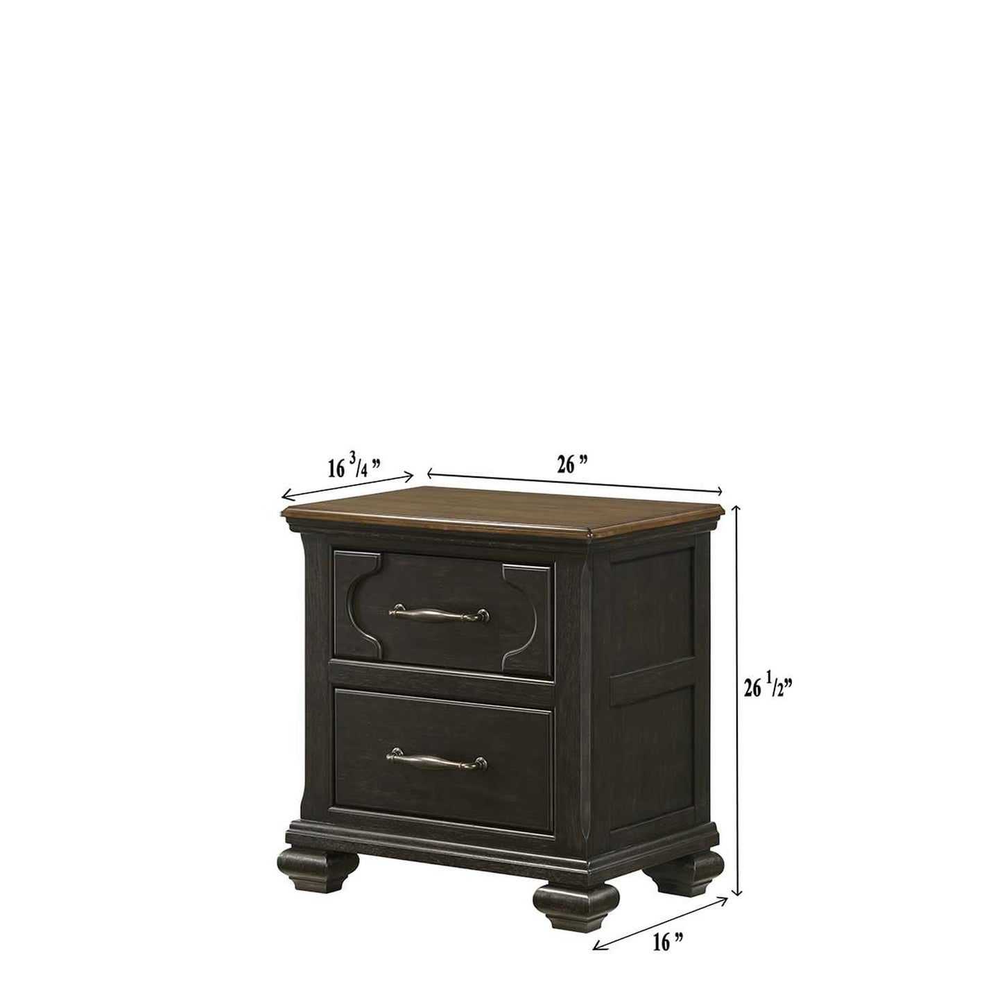 Hamilton 2-Drawer Night Stand