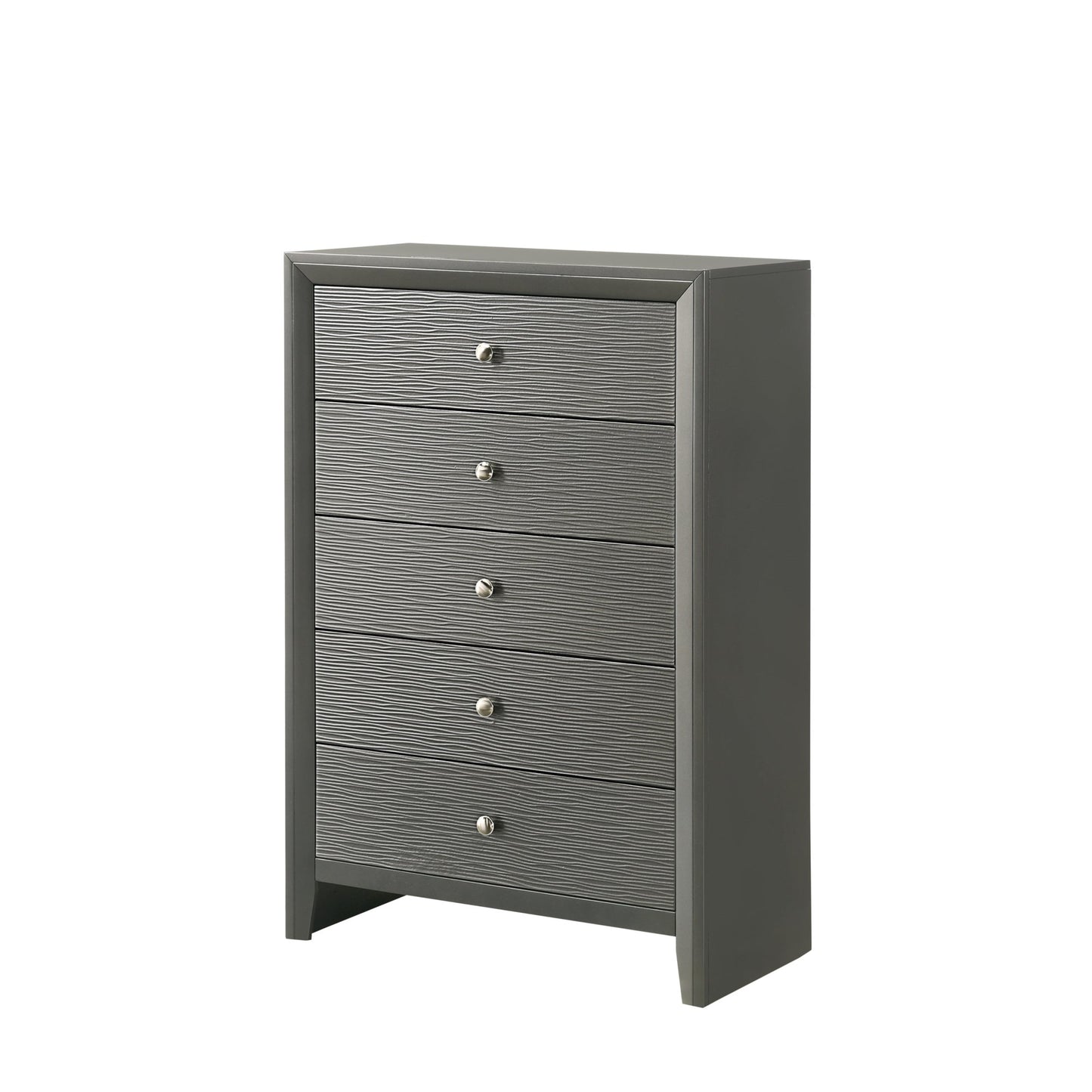 DENKER GUNMETAL BEDROOM GROUP