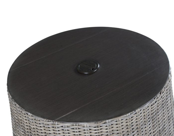 Adeline Patio 3-Pack (Round Side Table & 2 Swivel Accent Chairs)