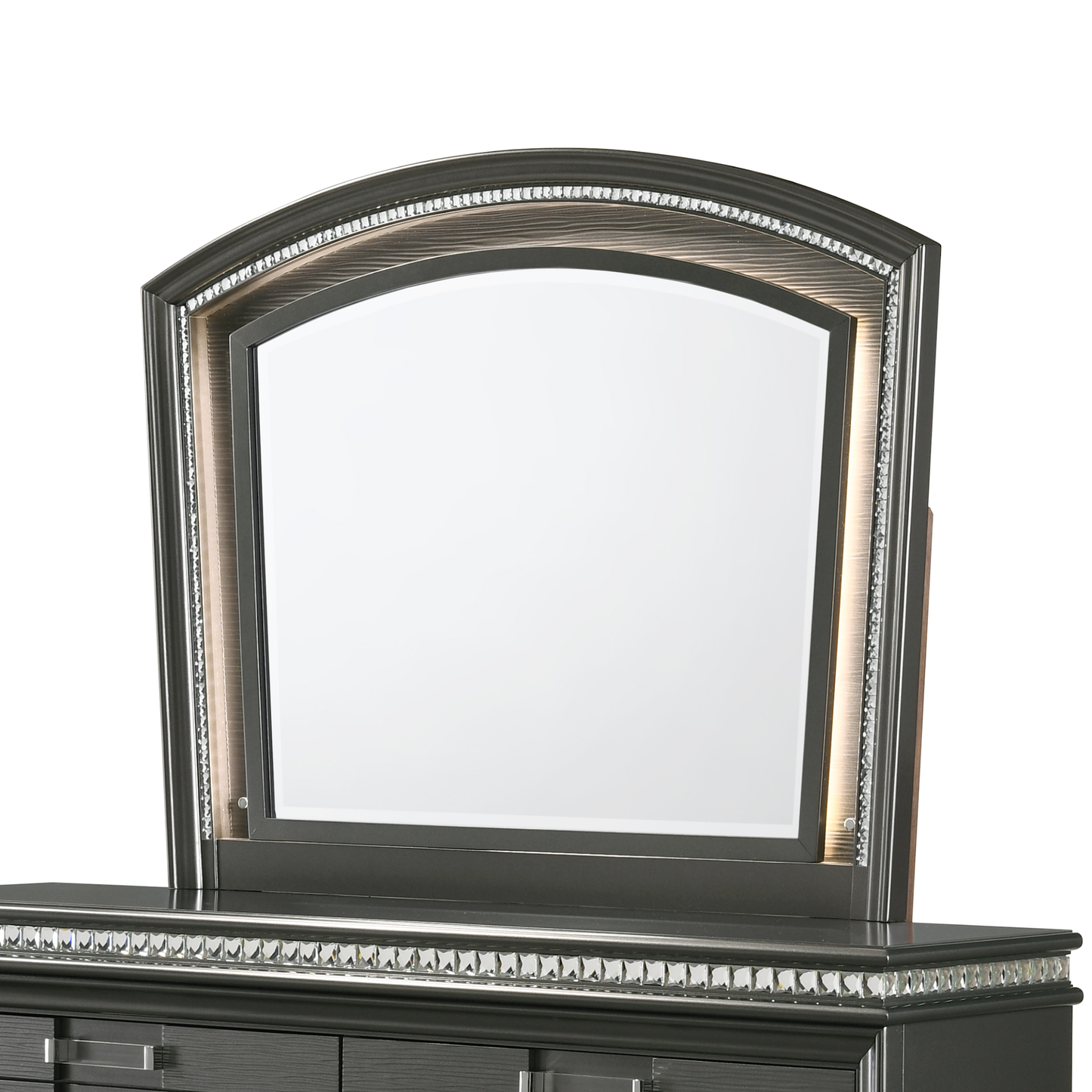 Adira Gray Bedroom Dresser Mirror