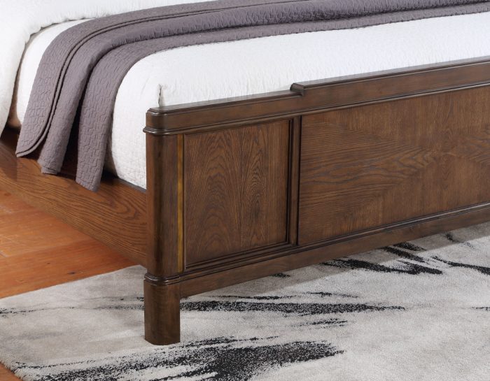 Milan 4-Piece King Bedroom Set (King Bed, Nightstand, Dresser/Mirror)