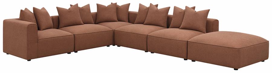 Jennifer Upholstered Tight Back Modular Sectional