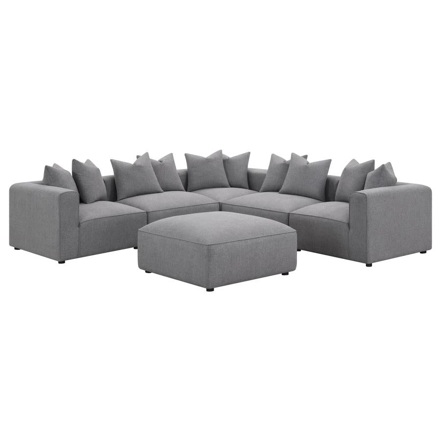 Jennifer Upholstered Tight Back Modular Sectional