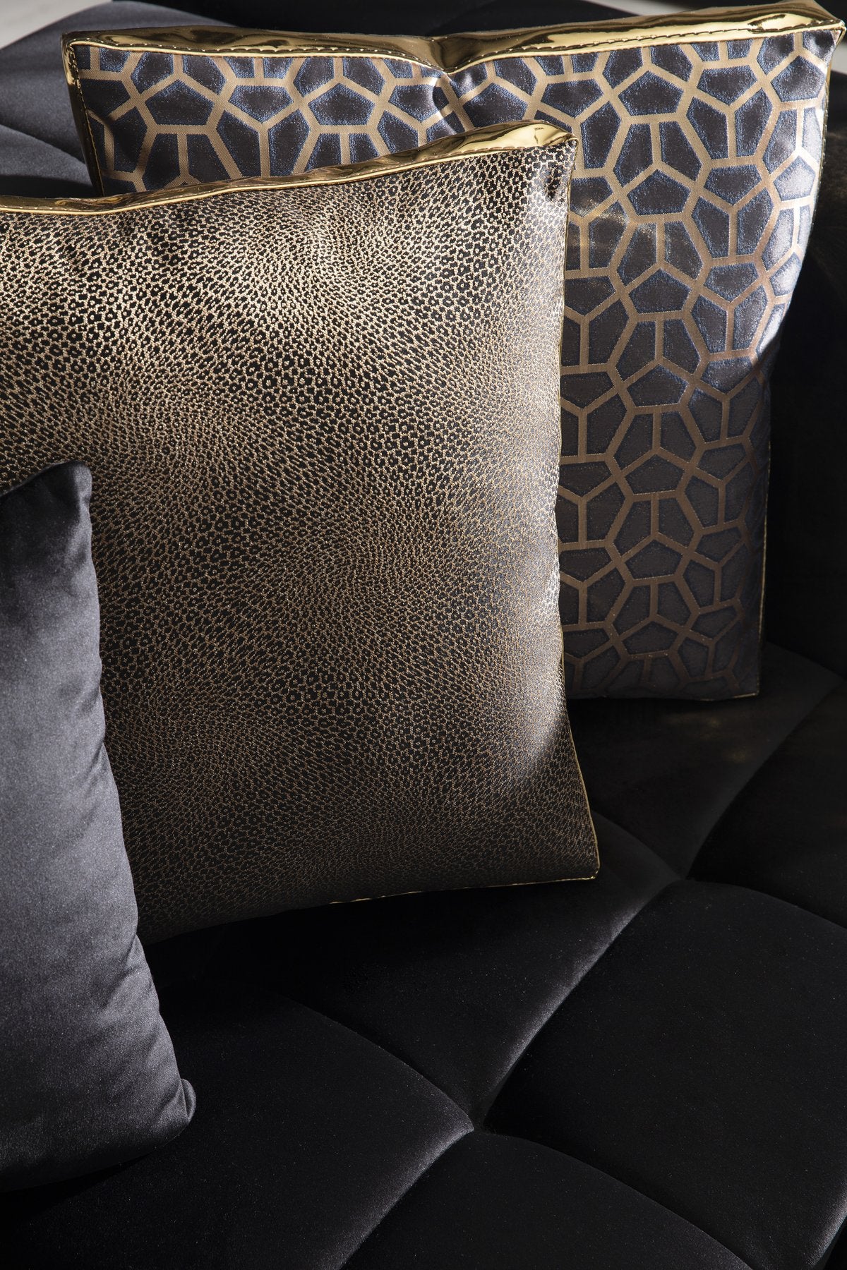 Elisha Velvet Double Chaise Sectional