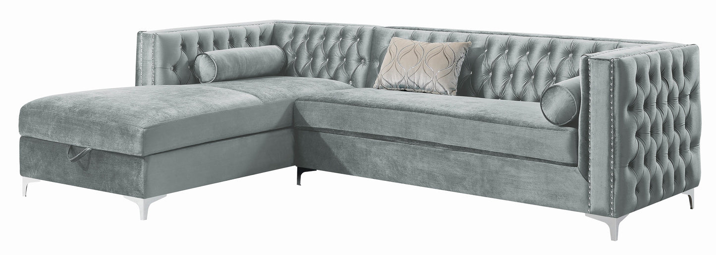 Bellaire_Contemporary_Silver_And_Chrome_Sectional_2