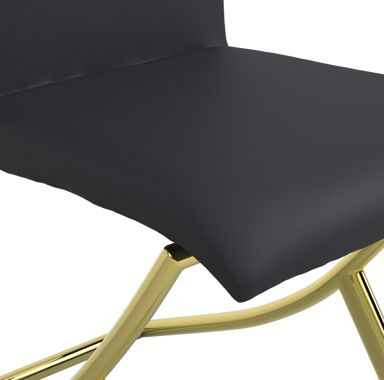 Chanel Upholstered Side Chair Black or White