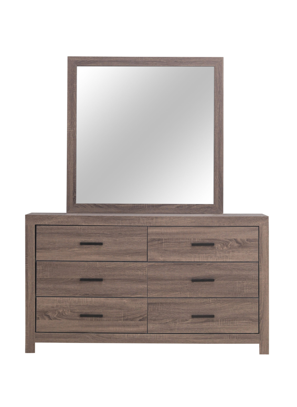 Brantford Rectangle Dresser Mirror Barrel Oak