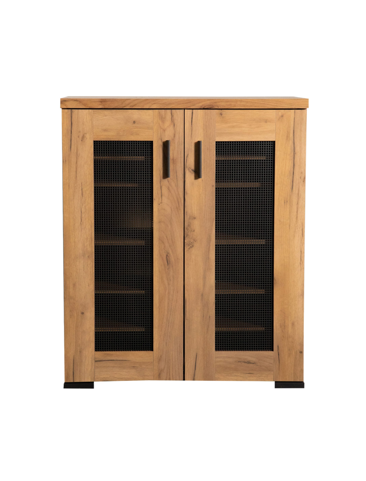 2 Door Accent Cabinet Golden Oak