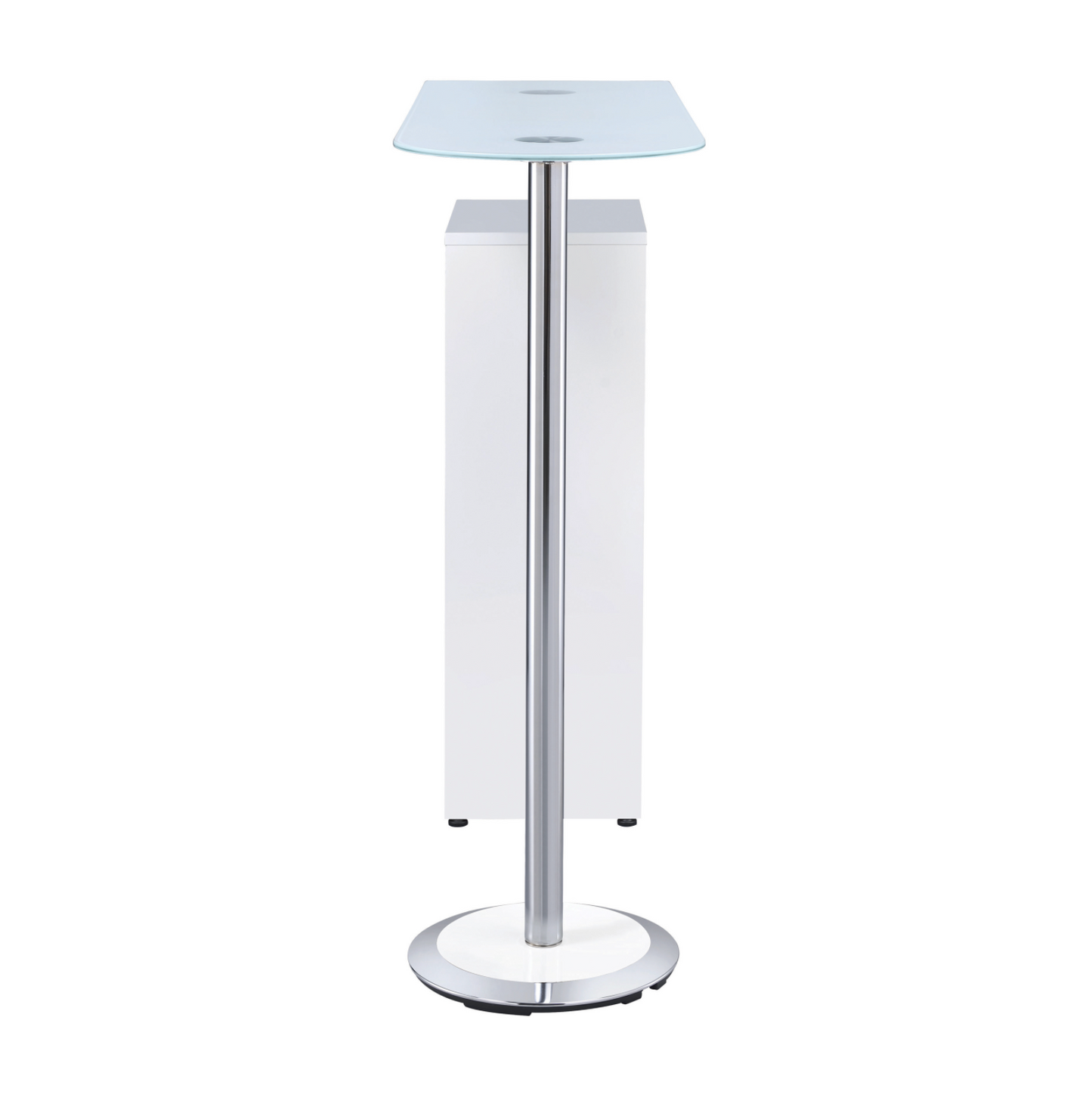 1-Drawer Bar Table Glossy White