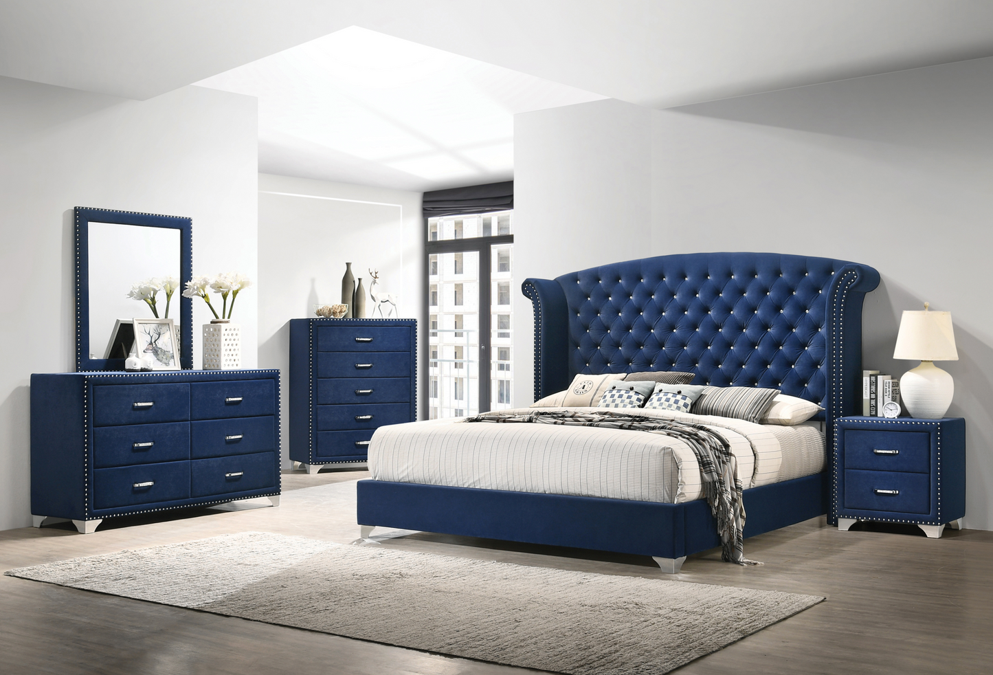 Melody Tufted Upholstered Bedroom Set