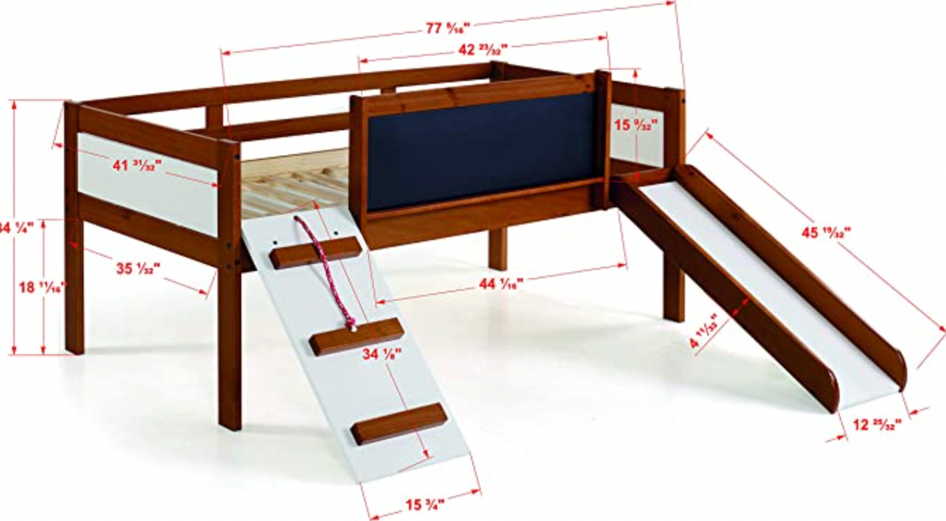 Twin Art Play Junior Low LOFT Expresso