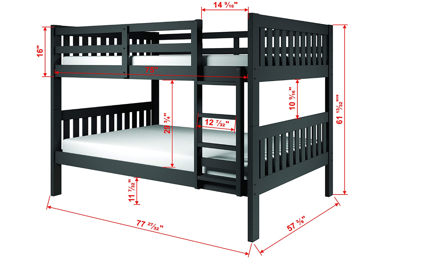 DONCO KIDS Mission Bed Bunk