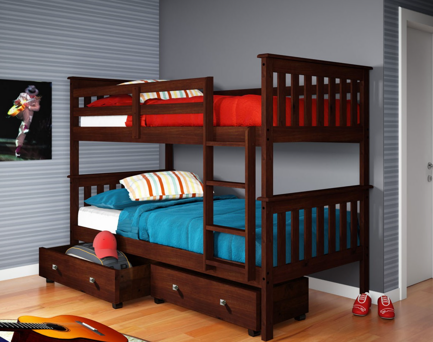 DONCO KIDS Mission Bed Bunk