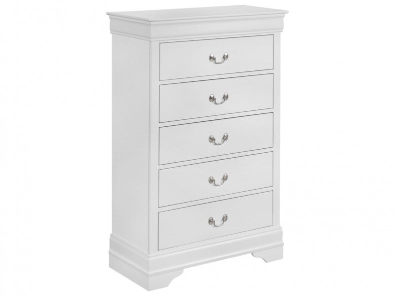 Louis Philip Queen Bedroom Set White