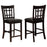 Lavon Transitional Espresso Counter-Height Chair - Set of 2