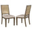 Matisse Woven Rattan Back Dining Side Chair Brown (Set of 2)