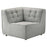 Selen  Light Grey Linen Corner Sectional Sofa