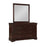 Louis Philip Square Dresser Mirror Cherry