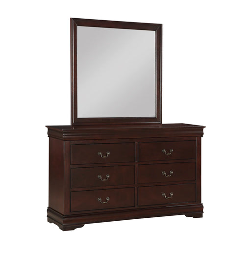 Louis Philip 6-drawer Dresser Cherry