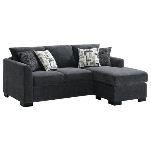 Storey Upholstered Sleeper Sectional Chaise Sofa