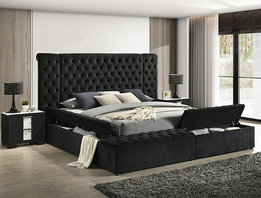 LILIANA BLACK BED FRAME