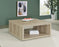 Frisco Square Engineered Wood Coffee Table Distressed Pine