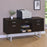 Lawtey 5-drawer Credenza with Adjustable Shelf Cappuccino