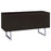 Lawtey 5-drawer Credenza with Adjustable Shelf Cappuccino