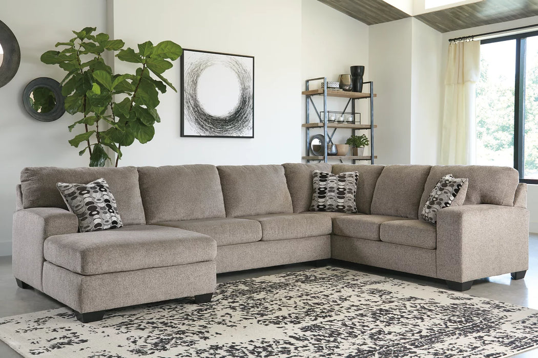 3-Piece Sectional with Chaise