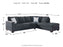 Altari 2 pcs Sectional Sleeper with Chaise