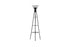 Gianni Versatile Shelf Tower Floor Lamp Charcoal Black