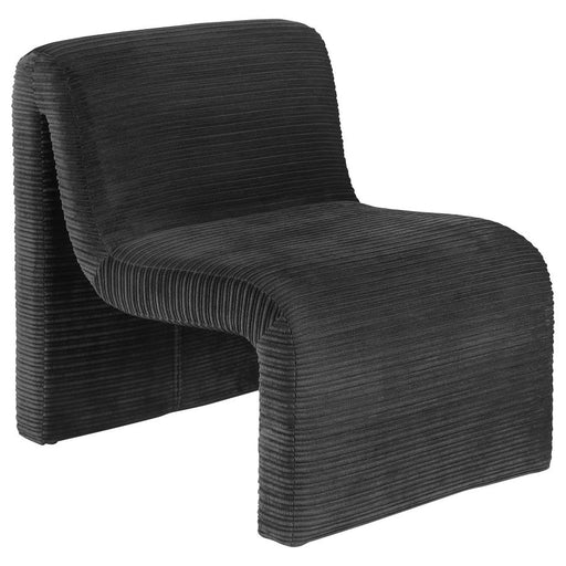 Drayton Upholstered Curved Armless Accent Chair