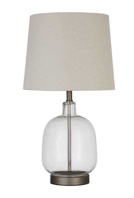 Costner Empire Table Lamp Beige And Clear