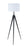 Harrington Tripod Legs Floor Lamp White And Black