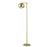 Linnea 1-Light Dome Shade Floor Lamp Brass