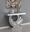 Imogen Multi-Dimensional Console Table Silver