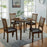 BLACKWOOD 5 PC. ROUND TABLE SET