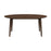 Ada Mid Century Modern Style Solid Wood Walnut Oval Dining Table