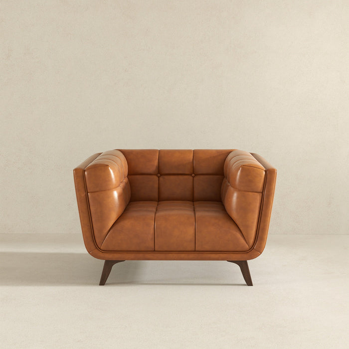 Addison Lounge Chair (Cognac Leather)