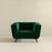 Addison Lounge Chair (Dark Green Velvet)